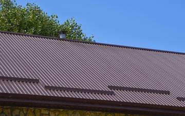 typical Higher Clovelly corrugated roof uses